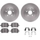 Purchase Top-Quality DYNAMIC FRICTION COMPANY - 6312-76113 - Front Disc Brake Kit pa6