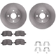 Purchase Top-Quality Front Disc Brake Kit by DYNAMIC FRICTION COMPANY - 6312-76114 pa2