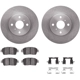 Purchase Top-Quality DYNAMIC FRICTION COMPANY - 6312-76120 - Disc Brake Kit pa4