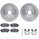 Purchase Top-Quality DYNAMIC FRICTION COMPANY - 6312-76137 - Front Disc Brake Kit pa1