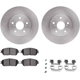 Purchase Top-Quality DYNAMIC FRICTION COMPANY - 6312-76137 - Front Disc Brake Kit pa3
