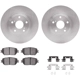 Purchase Top-Quality DYNAMIC FRICTION COMPANY - 6312-76140 - Front Disc Brake Kit pa5