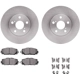 Purchase Top-Quality DYNAMIC FRICTION COMPANY - 6312-76155 - Front Disc Brake Kit pa5