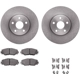 Purchase Top-Quality DYNAMIC FRICTION COMPANY - 6312-76157 - Front Disc Brake Kit pa5
