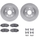 Purchase Top-Quality DYNAMIC FRICTION COMPANY - 6312-76158 - Front Disc Brake Kit pa1