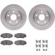 Purchase Top-Quality DYNAMIC FRICTION COMPANY - 6312-76158 - Front Disc Brake Kit pa2