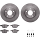 Purchase Top-Quality DYNAMIC FRICTION COMPANY - 6312-80056 - Front Disc Brake Kit pa2