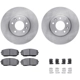 Purchase Top-Quality DYNAMIC FRICTION COMPANY - 6312-80066 - Front Disc Brake Kit pa1