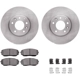 Purchase Top-Quality DYNAMIC FRICTION COMPANY - 6312-80066 - Front Disc Brake Kit pa5