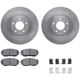 Purchase Top-Quality DYNAMIC FRICTION COMPANY - 6312-80067 - Front Disc Brake Kit pa1