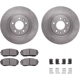 Purchase Top-Quality DYNAMIC FRICTION COMPANY - 6312-80067 - Front Disc Brake Kit pa4