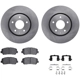 Purchase Top-Quality DYNAMIC FRICTION COMPANY - 6312-80074 - Front Disc Brake Kit pa1