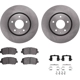 Purchase Top-Quality DYNAMIC FRICTION COMPANY - 6312-80074 - Front Disc Brake Kit pa5
