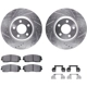 Purchase Top-Quality DYNAMIC FRICTION COMPANY - 7312-39033 - Front Disc Brake Kit pa1