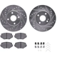 Purchase Top-Quality DYNAMIC FRICTION COMPANY - 7312-80042 - Front Disc Brake Kit pa1