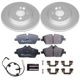 Purchase Top-Quality Front Disc Brake Kit by POWER STOP - ESK6066 pa6