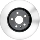 Purchase Top-Quality Front Disc Brake Rotor by ACDELCO - 18A2652A pa3