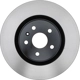 Purchase Top-Quality ACDELCO - 18A2937 - Black Hat Front Disc Brake Rotor pa2
