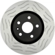 Purchase Top-Quality ACDELCO - 18A80676SD - Slotted 1-Piece Front Brake Rotor pa1