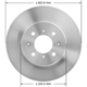 Purchase Top-Quality BENDIX GLOBAL - PRT1471 - Disc Brake Rotor pa3