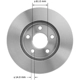 Purchase Top-Quality BENDIX GLOBAL - PRT5063 - Disc Brake Rotor pa1