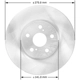 Purchase Top-Quality BENDIX GLOBAL - PRT5818 - Disc Brake Rotor pa1