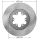 Purchase Top-Quality BENDIX GLOBAL - PRT5906 - Disc Brake Rotor pa2