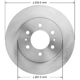 Purchase Top-Quality BENDIX GLOBAL - PRT6000 - Disc Brake Rotor pa1