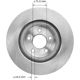 Purchase Top-Quality BENDIX GLOBAL - PRT6035 - Disc Brake Rotor pa2