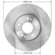 Purchase Top-Quality BENDIX GLOBAL - PRT6036 - Disc Brake Rotor pa2