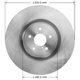 Purchase Top-Quality BENDIX GLOBAL - PRT6056 - Disc Brake Rotor pa1