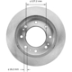 Purchase Top-Quality BENDIX GLOBAL - PRT6074 - Disc Brake Rotor pa2