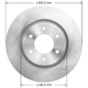 Purchase Top-Quality BENDIX GLOBAL - PRT6099 - Disc Brake Rotor pa1