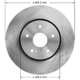 Purchase Top-Quality BENDIX GLOBAL - PRT6119 - Disc Brake Rotor pa1