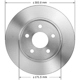 Purchase Top-Quality BENDIX GLOBAL - PRT6130 - Disc Brake Rotor pa1