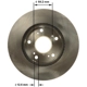 Purchase Top-Quality BENDIX GLOBAL - PRT6145 - Disc Brake Rotor pa1
