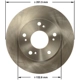 Purchase Top-Quality BENDIX GLOBAL - PRT6145 - Disc Brake Rotor pa2