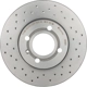Purchase Top-Quality Front Disc Brake Rotor by BREMBO - 09.5166.1X (1 Qty) pa2