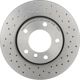 Purchase Top-Quality Front Disc Brake Rotor by BREMBO - 09.5390.3X (1 Qty) pa21