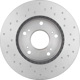 Purchase Top-Quality Front Disc Brake Rotor by BREMBO - 09.5457.3X (1 Qty) pa5