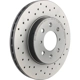 Purchase Top-Quality Front Disc Brake Rotor by BREMBO - 09.5509.1X (1 Qty) pa1