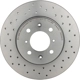 Purchase Top-Quality Front Disc Brake Rotor by BREMBO - 09.5509.1X (1 Qty) pa2