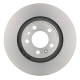 Front Disc Brake Rotor by BREMBO - 09.7012.11 (1 Qty) pa1