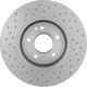 Purchase Top-Quality Front Disc Brake Rotor by BREMBO - 09.8304.1X (1 Qty) pa5