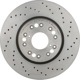 Purchase Top-Quality Front Disc Brake Rotor by BREMBO - 09.8402.1X (1 Qty) pa5