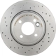 Purchase Top-Quality Front Disc Brake Rotor by BREMBO - 09.8655.1X (1 Qty) pa2