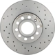 Purchase Top-Quality Front Disc Brake Rotor by BREMBO - 09.9145.1X (1 Qty) pa2