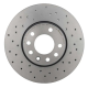 Front Disc Brake Rotor by BREMBO - 09.9165.1X (1 Qty) pa1