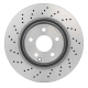 Front Disc Brake Rotor by BREMBO - 09.9825.11 (1 Qty) pa1