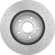 Purchase Top-Quality Front Disc Brake Rotor by BREMBO - 09.A417.1X (1 Qty) pa4